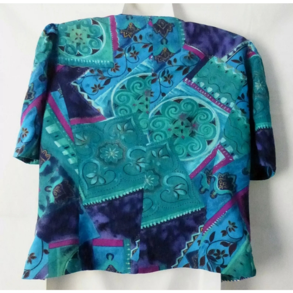 Women Top Sz L Short Sleeve Just In Thyme LTD - Picture 5 of 7